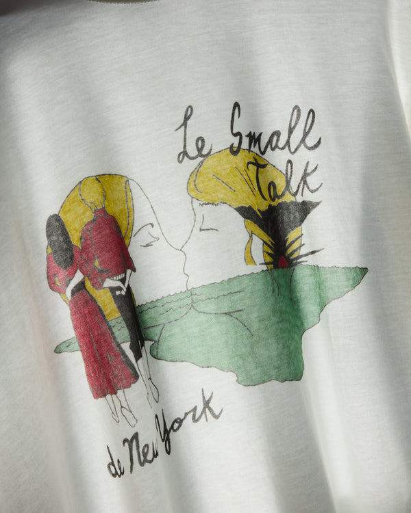 S/S T-shirt: Le Small Talk (Hand Illustrated Exclusive)