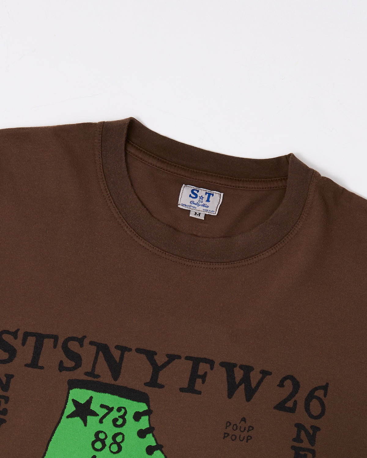 S/S T-shirt: Washed Brown Boot