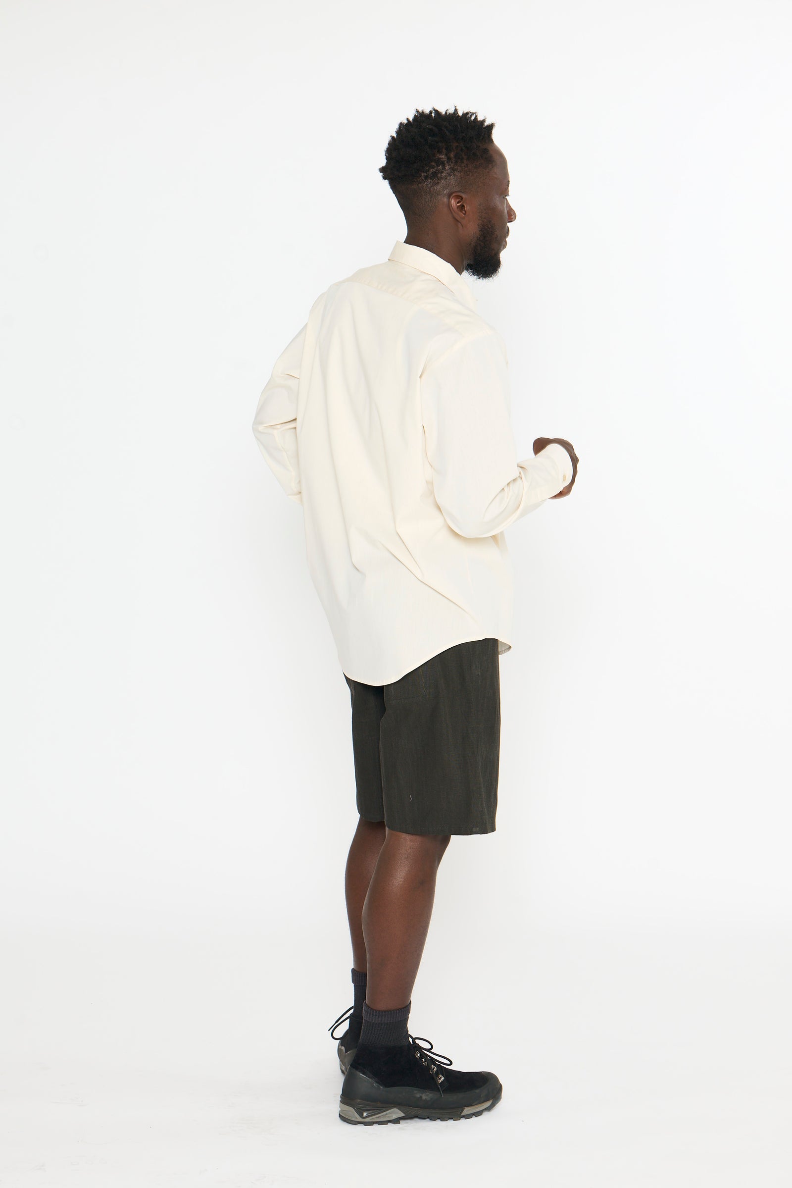 Curve Hem Dress Shirt: Stuffed Animal Print, Pink Dog