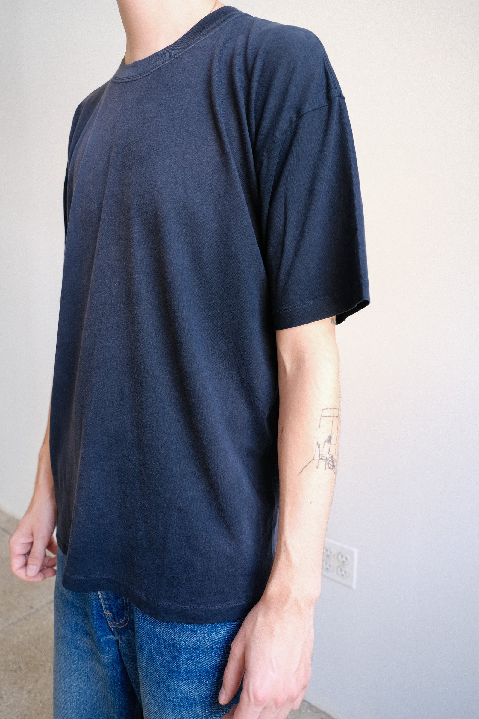 ST&Co Sun Faded S/S Tee: Washed Black