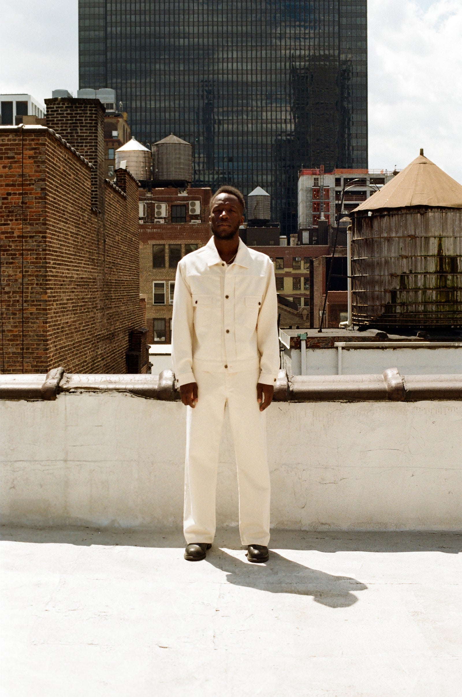 Custom off-white hand-drawn pants