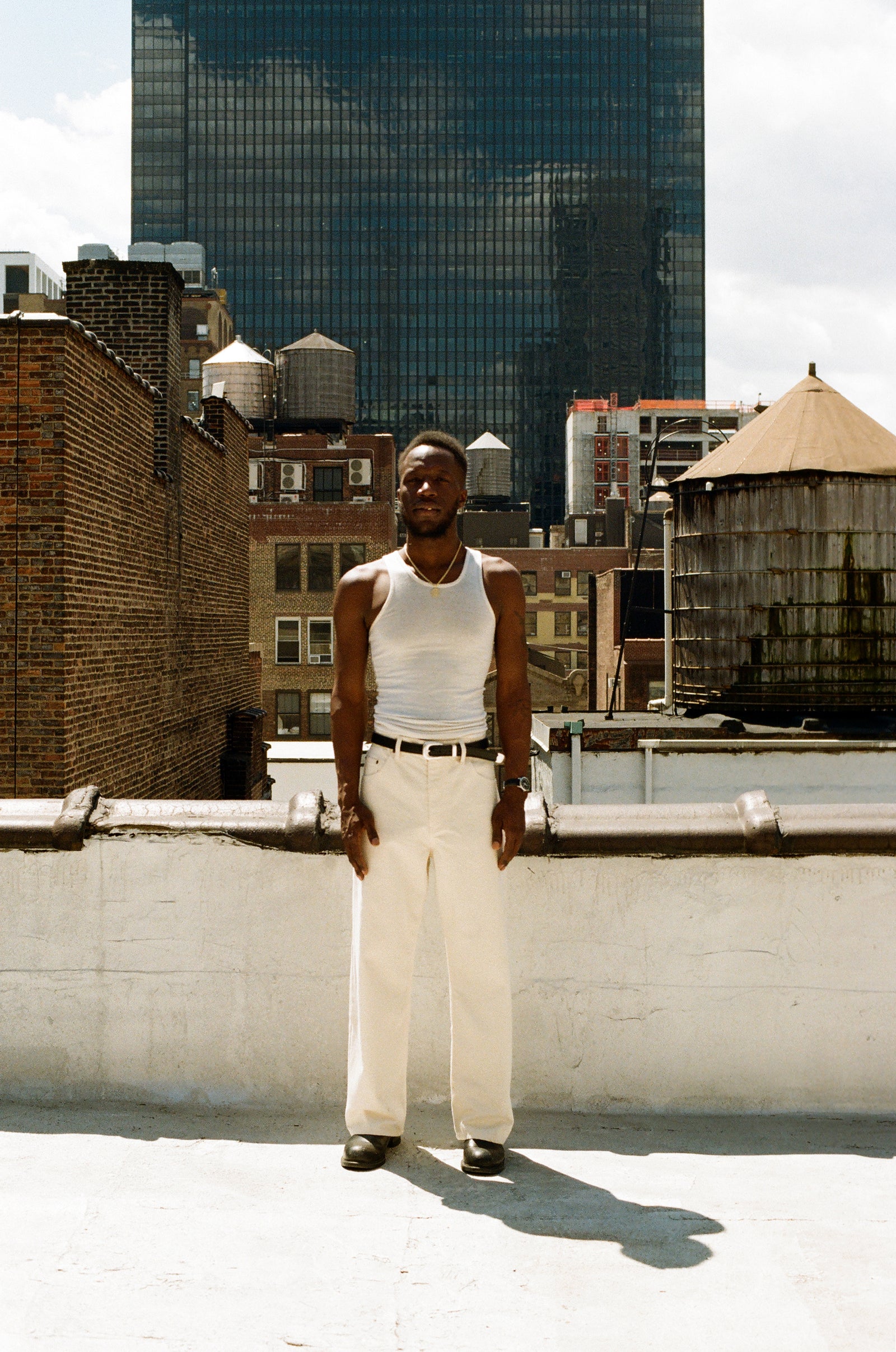 Custom off-white hand-drawn pants